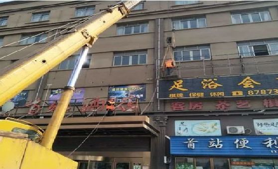 连云港安装较高的门店招牌有什么好的方法？